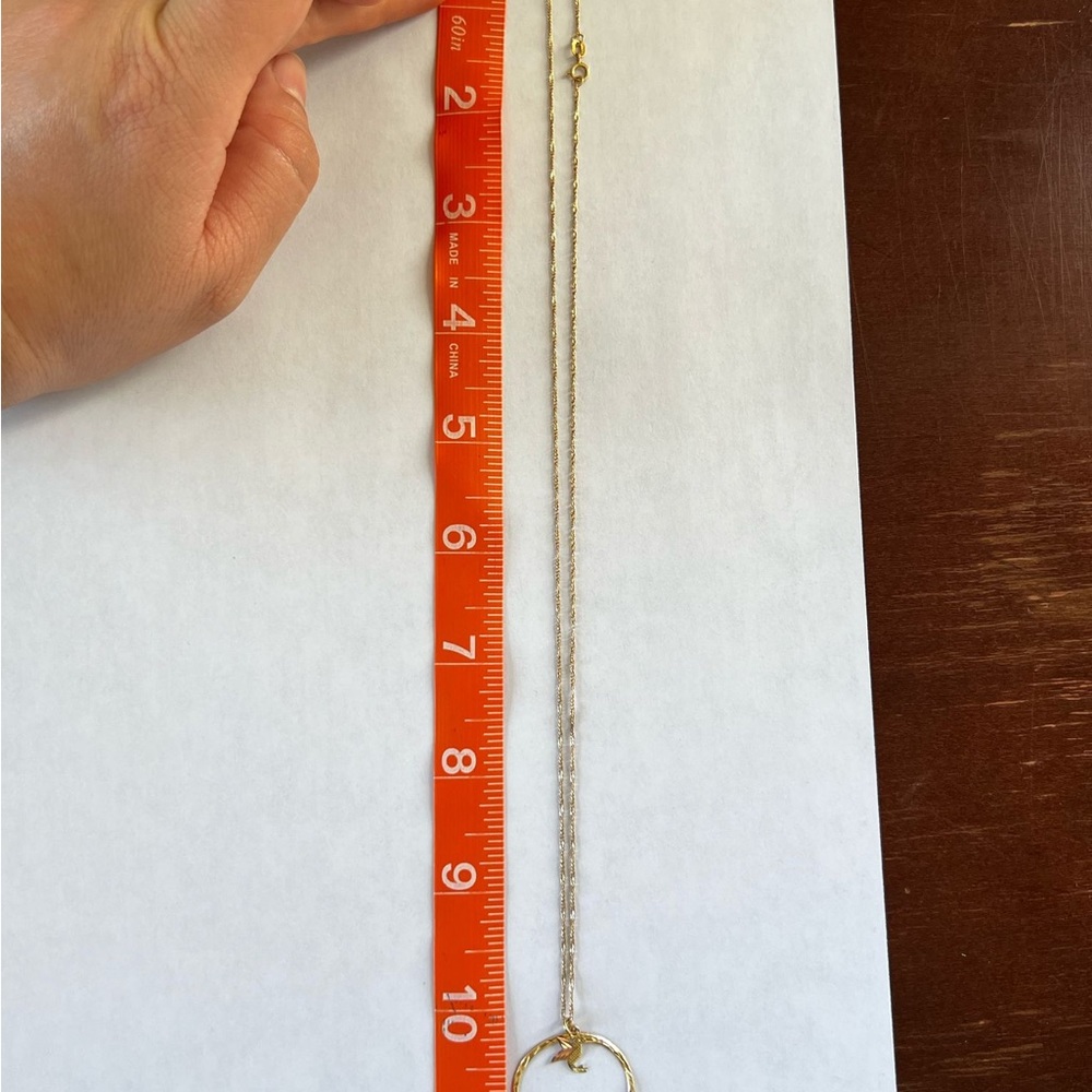 14k gold Dove necklace - Picture 8 of 10